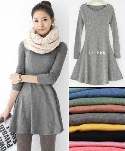 Vestido de algodão - várias cores